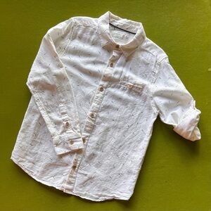 Zara Boys Collection Button Down Shirt kids size 8